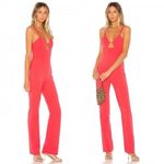 NBD Revolve Citrine Jumpsuit Pantsuit in Coral Pink Women’s Medium Photo 1