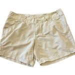 Columbia PFG Women’s Size M Tan 6” Nylon Shorts Lightweight Hiking Outdoor Fish Photo 1