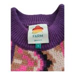 Farm Rio NWOT  Striped Colorful Patchwork Sweater Size Small Photo 10