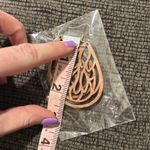 NWT boutique wooden earrings Photo 1