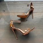 Peace + Love Rose Gold Rhinestone Strappy Heels Sz 8 Photo 7