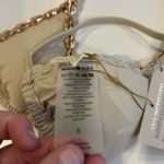 ASOS Women’s Moda Minx x Agnes Pimentel Triangle Bikini Top With Shell Trim, Small Photo 4