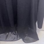 LIVE UNLIMITED LONDON BRAND BLACK TUNIC TOP V NECK L/S ON 6” SHEER RUFFLE HEM Size undefined Photo 9