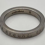 MantraBand  Silver Tone What Goes Around Comes Around Ring (6) Photo 0