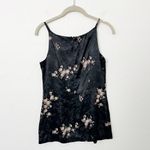 All that jazz [Vintage]  90s Y2K Floral Satin High Neck Halter Blouse Sz Small S Photo 1