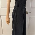 Anthropologie Pilcro Strapless Polished Wide-Leg Denim Jumpsuit Photo 10