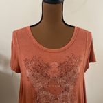 Harley Davidson knocked out logo keyhole back jersey knit swing t Photo 4