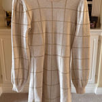 Crystal Doll Crystall Doll Women's Metallic Windowpane Print Turtle Neck Photo 0