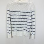 J.Crew Striped Crewneck Beach Sweater Long Sleeve White Navy Coastal XXS NWT Photo 8