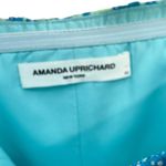 Amanda Uprichard  Rosalinda Off-Shoulder Dress Tropical Print Green Blue Size XS‎ Photo 11