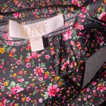 WAYF  Black Floral Long Sleeve Dress Photo 5
