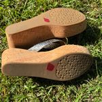 Coach Jorgina Tan and Silver Wedge Sandals Size 10 Photo 6