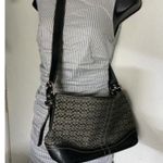 Coach  Black Beige Fabric Cross Body Bag Photo 5