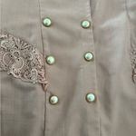 Donna Morgan Pink V-Neck Puff Sleeve Midi Dress Photo 11