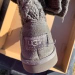 UGG  w lattice cardi charcoal gray size 6 Photo 1