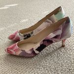 Nine West NEW  Arlene Floral Multi Kitten Heels 2” Women’s Size 8 Pink NWOB Photo 3