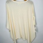 Dress Up Ribbed Oversized Tunic T Shirt Boxy Sz Medium Ivory Color Photo 1