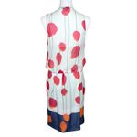 Diane Von Furstenberg  Silk Knee Length Sleeveless Dress Light Green Size 8 Photo 5