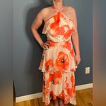 Cynthia Steffe Cece Poppy Floral Ruffle‎ Dress sz 4 Photo 7