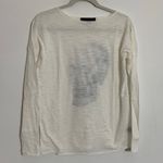 Skull Cashmere  Cotton cream skull sweater size small Photo 1