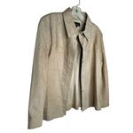 True Grit  Tan Leather‎ Shirt Jacket Photo 2