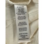 Frame Le High Skinny Jeans White Colorblock Side Stripe Raw Hem Size 26 EUC!! Photo 5