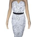 Cameo Rose Drawing Strapless Dress Photo 0
