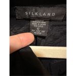 Vintage Silkland Women’s Black Embroidered Fish 100% Silk Jacket Blazer … Size 10 Photo 2