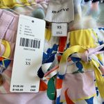 Maeve Anthropologie  Straight-Leg Silk Pull-On Pants XS NWT Photo 7