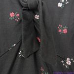 Unique Vintage  Gwynnie Bee black floral‎ print fit and flare midi dress, M Photo 10