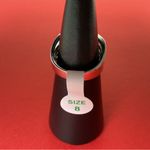 Bomb Party RBP5270 “Stay Flirty” Aqua Blue CZ on Rhodium Plating Size 8 Ring NWT Photo 2