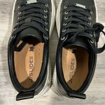 NIB J/SLIDES NYC West Black Leather Sneaker Shoes White Platform Soles Size 9M Photo 6