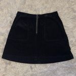 BP Black Corduroy Mini Skirt Photo 0