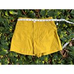 Maeve  The Colette High Rise Mustard Mini Shorts Size 26 NWT Photo 4