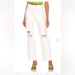 Lovers + Friends  Ryan High Rise Straight‎ Jean- white Photo 2