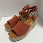 a.n.a A New Approach  Laskie Terracotta Heeled Sandal Wedge NWT Size 11 Photo 0