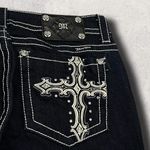 Miss Me β
(Y2K) Dark Bootcut Jeans w/ Rhinestone Cross Design β
Photo 2
