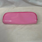 Jeffree Star Morphe X  Pink Vinyl Makeup Brush Pouch Bag 9”W x 3.5”H Photo 1