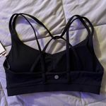 Black Strappy Sports Bra Size XS Photo 3