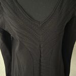 Cato Black cut out design v-neck long sleeve Photo 2