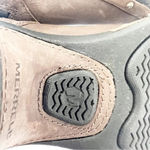 Merrell Luxe Mid 5” Ankle Boot Brown Leather Women’s Size 7.5 Brushed Metallic Photo 9