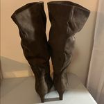 Target Brown Suede Knee-High Boots Sz 11 Photo 2