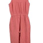 Evereve Gemma Gauzy Cotton Jumpsuit in Coral Size S Photo 7