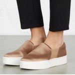 Vince Satin Warren Slip On Sneaker Sz 8 Photo 0