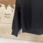 Nike  Yoga Black Luxe Fleece Long Sleeve V-Neckline Pullover Top Size xs Photo 2