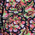 ZARA Floral Crop Top Corset Lined Strapless Tube Hook & Eye Multicolor XS Photo 2