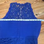 Tadashi Shoji  Dress Sz 12 Blue Floor Length Mother of Bride/Groom Bridesmaid EUC Photo 2