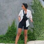 Aritzia  Wilfred Free Divinity 7" Romper Black Photo 1