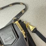 Aimee Kestenberg Phone Crossbody Bag Black Zip Wallet Cards Studded Gold Purse Photo 5