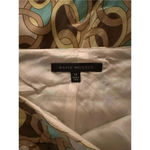 David Meister  Silk Pleated Midi Skirt Size 14 Photo 2